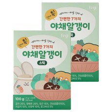 Firgi 一餐Tok 方便的7種蔬菜顆粒棒, 100g, 2個