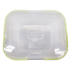 JUSKU 佳斯捷 小嘟嘟好手提置物籃, 透明色 + 淺綠色, 1個