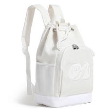 Gemsa 網球羽球球拍後背包, 白色, 1個