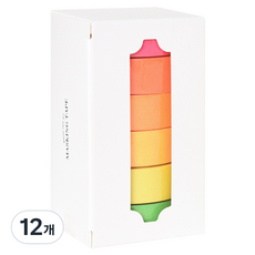 Wagalag's 紙膠帶 6入組, 霓虹, 2個