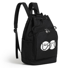 Gemsa 網球羽球球拍後背包, 黑色, 1個