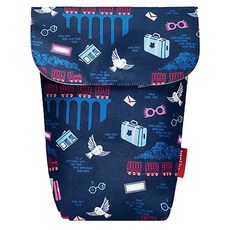 insular 茵秀麗 防潑水尿布收納袋 小巧便捷外出攜帶方便, 19 x 7 x 25cm, 魔法學校, 1個