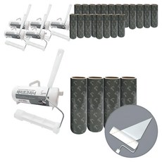 Home&Me 超強力斜切膠帶清潔器手柄本體組+替換裝 60次份 3入, 5套