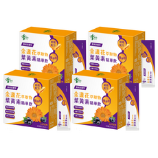 李時珍 葉黃素精華飲, 12包, 15ml, 4盒