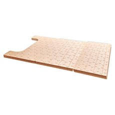 ALTTEURI 半圓形浴缸蓋 C款, 1套, 蜜桃色