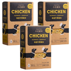 Doggy Willie 小犬威利 犬用 凍乾主食 海藻牛蒡雞肉, 200g, 3盒