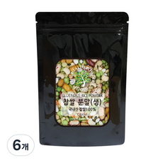 스쿨아이 국내산 찹쌀 분말 생, 200g, 6개