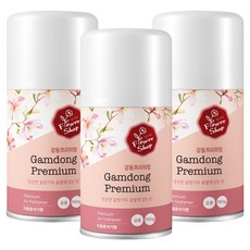 감동 프리미엄 자동분사기 향캔, 180g, 3개, 플라워샵