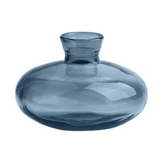 空氣選物 水滴玻璃花瓶 霧黑矮瓶, 1個, 霧黑, 9 x 9 x 6cm