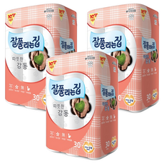 all'swell 溫暖感動 3層壓花高級捲筒衛生紙, 25m, 3個, 30入