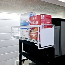 縫隙磁吸滑動層架, 白色, 1個