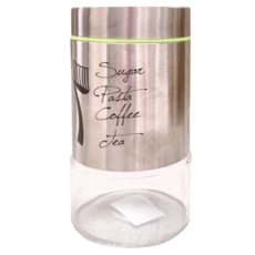 優得 英式玻璃罐 高硼硅耐熱玻璃/不銹鋼, 1.1L, 1個