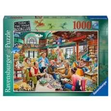Ravensburger 維寶 翻頁讀書俱樂部拼圖, 翻頁讀書俱樂部, 1000片, 1盒