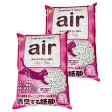 Super Cat 超級貓 Air3D立體紙砂, 花香, 6.5L, 2包