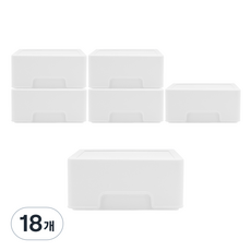 베리구즈 심플 사각 수납함 소, 18개