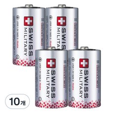SWISS MILITARY 鹼性散裝 DM 電池, 2入, 10個