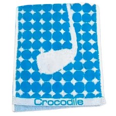 Crocodile 鱷魚 運動毛巾, 藍色, 130g, 1條