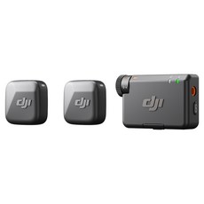 DJI 무선 Mic Mini TX 송신기 2p + RX 수신기 1p 세트, 인피니티 블랙