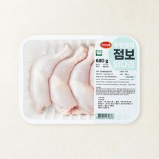 한강식품 무항생제 인증 점보닭다리, 680g, 1개