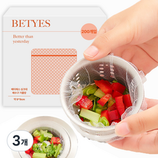 Beties 水槽排水口廚餘過濾網, 200入, 3個