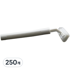 ongi 일회용 면도기 화이트, 250개, 1개입