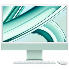 Apple 2023 아이맥 24 M3, 그린, 8GB, 256GB, MAC OS, MQRN3KH/A