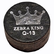 CHAO DIAMOND Zebra King 撞球皮頭 Q, 混色, 1個