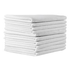 AHOYE 竹纖維10件組 25 x 25cm 超強吸水 廚房清潔抹布, 1組