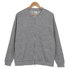 빼빼 여성용 골지 니트 투웨이 집업 자켓