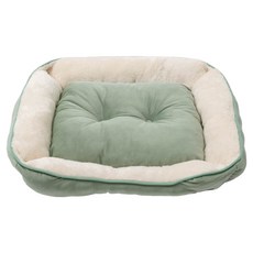 Dogfeet 經典款方型睡床 薄荷綠 寵物舒眠墊, 1入, M