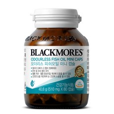 BLACKMORES 澳佳寶 無腥味濃縮魚油迷你膠囊, 80顆, 1罐