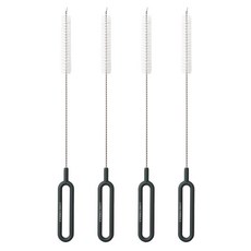 Saenghwalgongsik 不鏽鋼吸管清潔刷, 卡其色, 4個