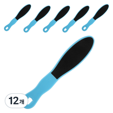 Foaming Home 高效足部去角質器 藍色尖頭型, 100g, 12個, 1入