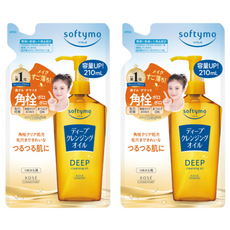 KOSE 高絲 SOFTYMO 絲芙蒂 深層潔顏卸粧油補充包 210ml 2包