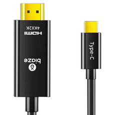 biaze 畢亞茲 USB-C轉HDMI轉換線 高清4K 黑 1.5M, 單一商品, 1條
