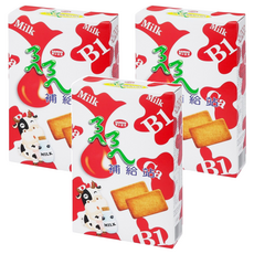 SANESU ㄋㄟㄋㄟ 補給站 牛奶餅乾, 174g, 3盒