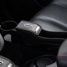 KMMOTORS 車用S型硬幣側邊置物杯架, 1個