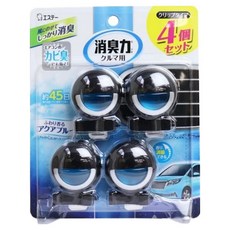 ST 雞仔牌 消臭力 車用夾式芳香劑 3.2ml 4入, 潔淨香, 1個