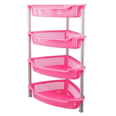 KEYWAY 聯府 上格三角四層架, 顏色隨機, 1個