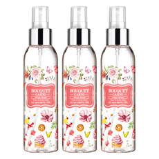 부케가르니 프래그런스드 헤어 앤 바디미스트 화이트머스크, 145ml, 3개