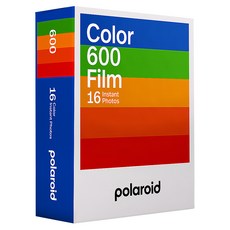 Polaroid 寶麗萊 600 彩色底片 16張雙包裝, 16張, 107mm x 88mm