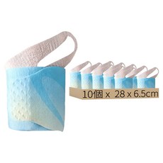 QIDINA 蒸汽熱敷360度手腕發熱支撐護腕 藍色 舒適透氣 運動防護, 10個, 28 x 6.5cm