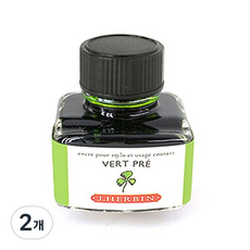 제이허빈 만년필 칼라잉크 30ml, 베르뿌레/라임그린 31, 2개