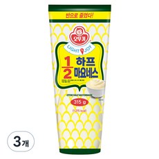 오뚜기 칼로리를 줄인 마요네스, 315g, 3개