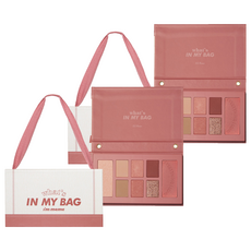 i'm meme 我愛超能彩妝小方包 12.6g, 02 Rose, 2個