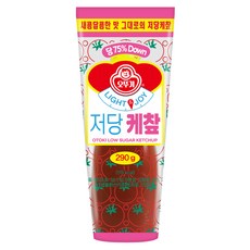 오뚜기 LIGHT&JOY 저당 케챂, 290g, 1개