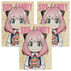 收納王妃 間諜家家酒25K固頁筆記, 黃色, 1組