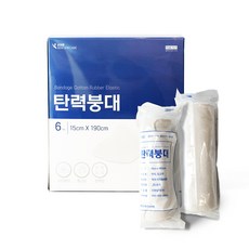 상처엔 뉴스킨케어 탄력붕대 15 x 190 cm, 1개, 6개입