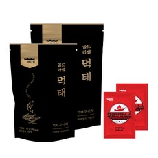 바다원 골드라벨 먹태 40g x 2봉 + 요즘 핫한소스 20g x 2봉 세트, 1세트
