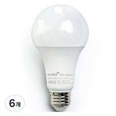 KUMHO Beongaepyo 內建轉換器LED燈泡 14W, 6個, 燈泡色